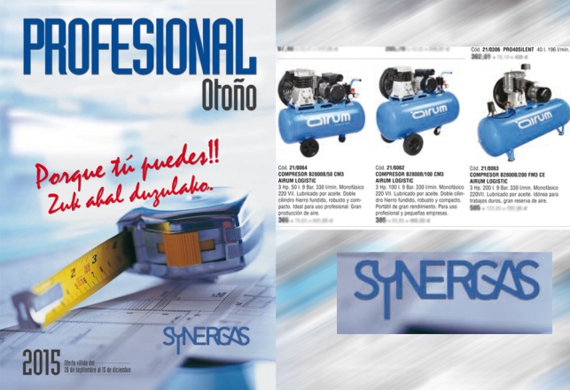 Synergas Nuevo Folleto - Compresores Airum 103