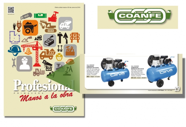 Compresores airum en folleto Coanfe 80