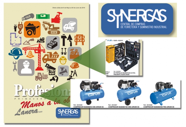Airum Compresores profesional en SYNERGAS 81