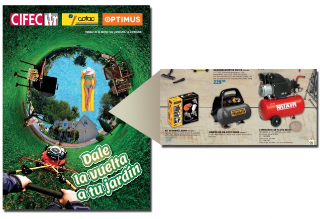 Nuair compresores en el folleto QF+ Cofac Cifec primavera 2017 46