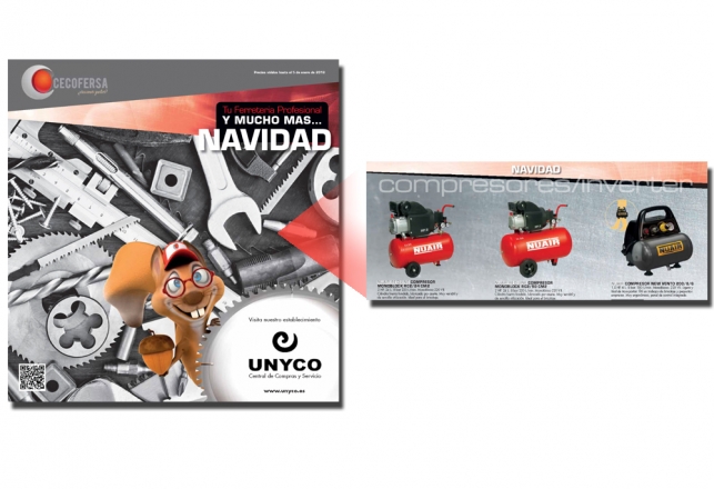 Nuevo folleto Cecofersa Navidad con compresores Nuair 21