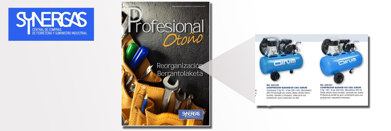 Nuevo folleto Synergas profesional otoño 158