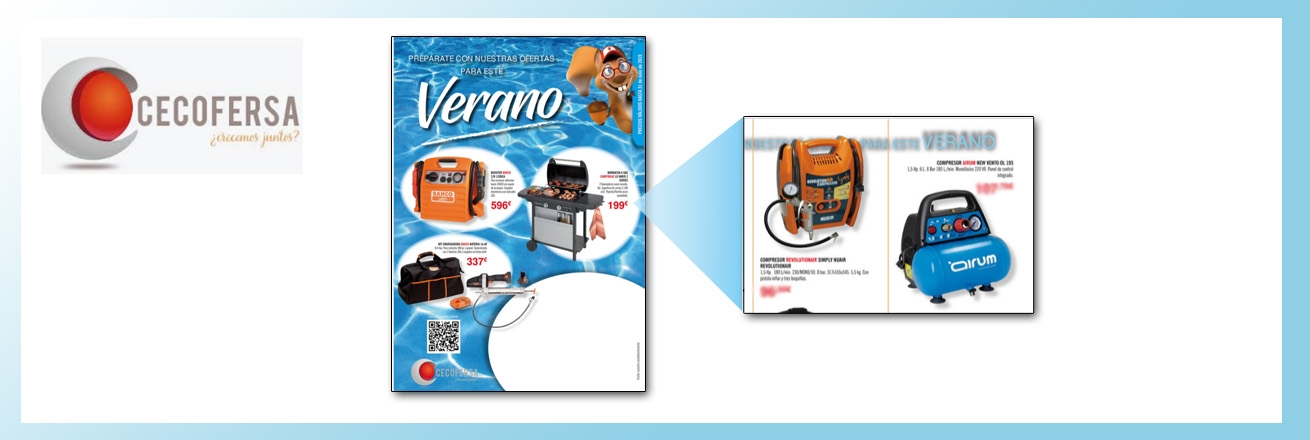 Nuevo folleto CECOFERSA Verano 19 , con los compresores Simply y New Vento 175