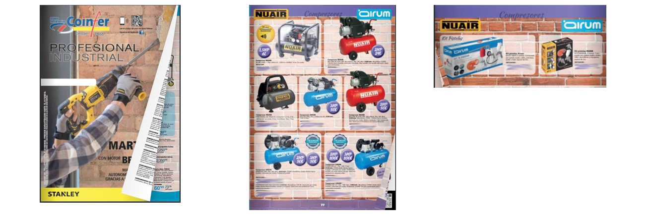 Nuevo folleto Coinfer profesional Industrial con compresores Nuair y Airum 182