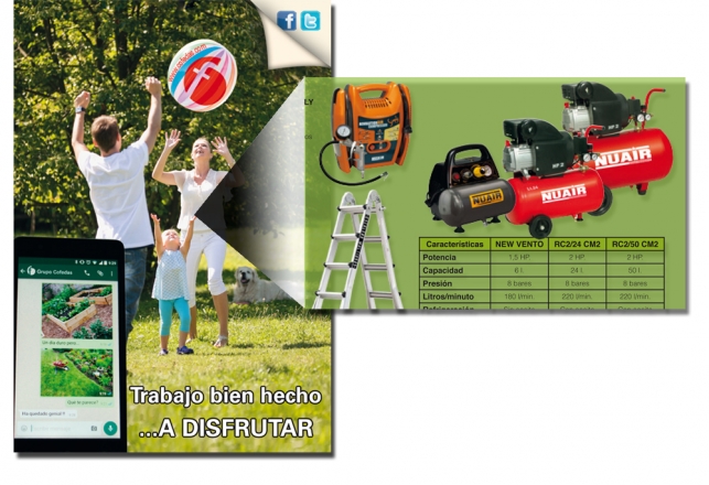 Nuair Compresores en folleto cofedas jardin 2016 87
