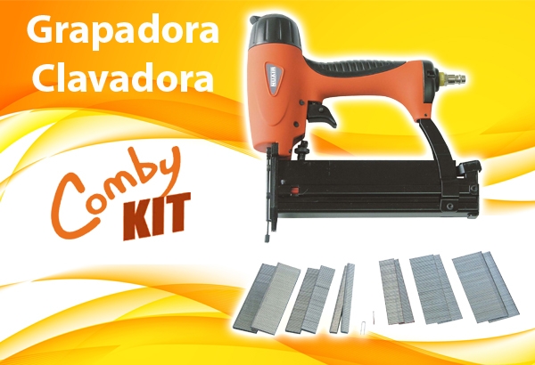 Grapadora Clavadora Kit Comby 129