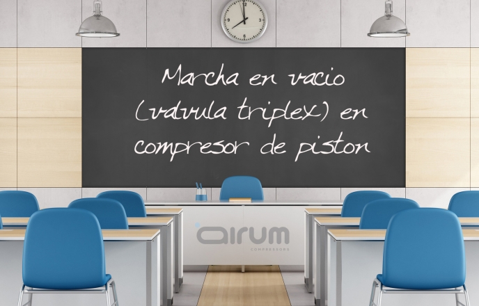 Marcha en vacio compresor de aire de piston , valvula triplex 72