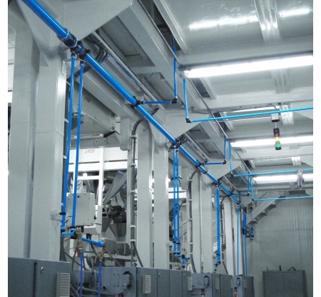 Air treatment and pneumatic network