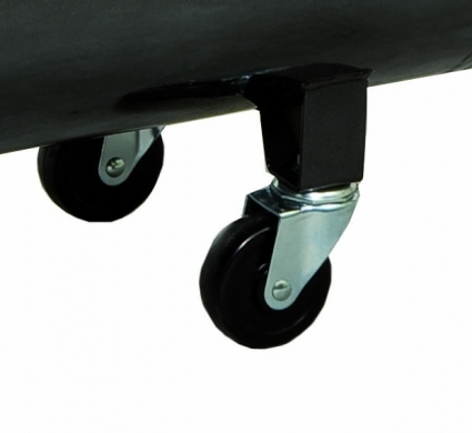 
	Doble rueda giratoria para una mayor estabilidad en el movimiento.
