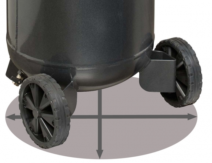 Área utilizada mínima graças ao armazenamento vertical.