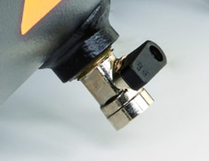 Grifo de purga de esfera, profesional, con paso aumentado para evitar obstrucciones y bloqueo.